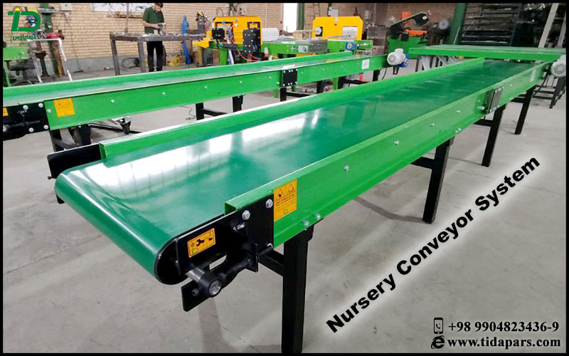 سیستم نوار نقاله برای گلخانه ها