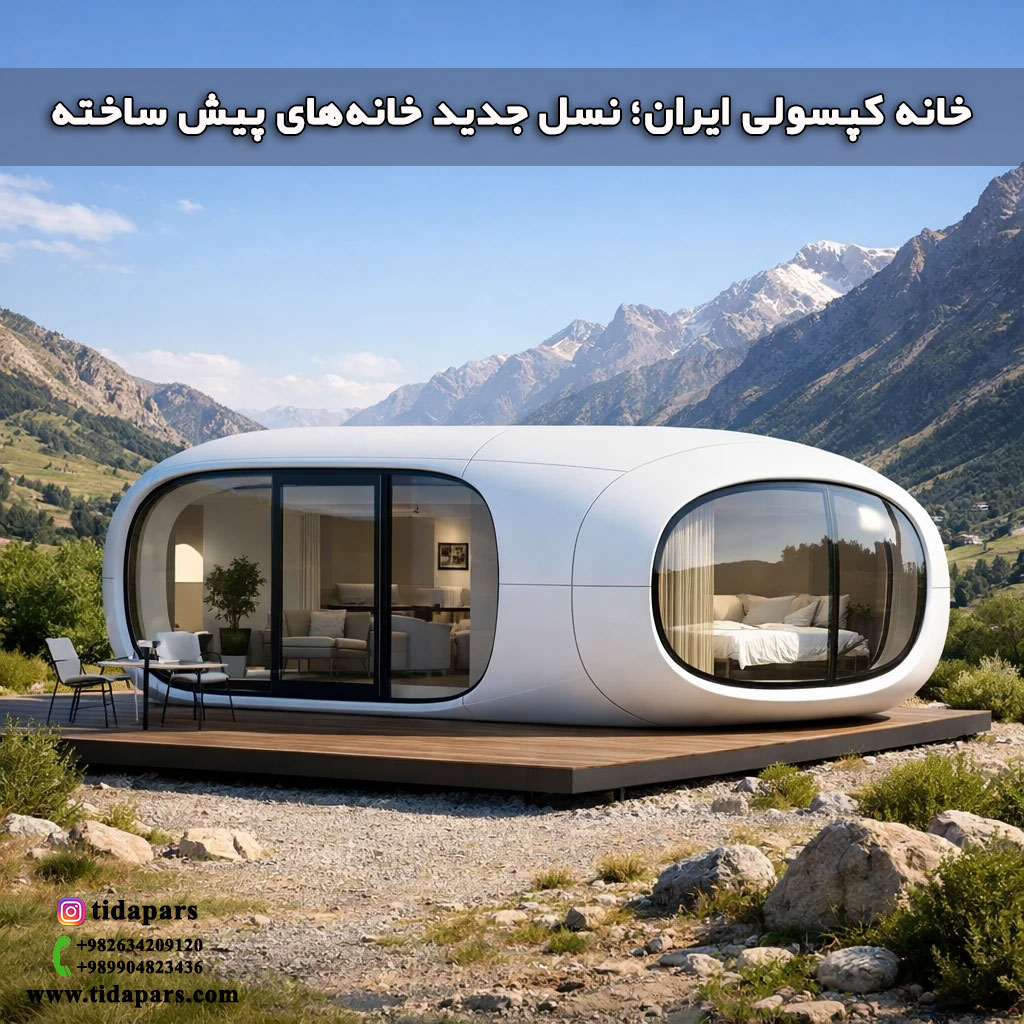 خانه کپسولی ایران؛ نسل جدید خانه‌های پیش ساخته